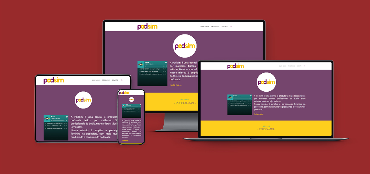 Layout responsivos PODSIM pela rugemtugem